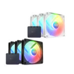 NZXT F120 RGB Core Single Pack | Triple Pack  Black | White 120MM RGB Fans + Controller ARGB
