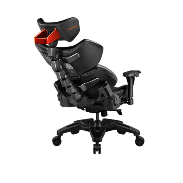 Cougar Terminator Gaming Chair/4D-Armrest/Hyper Dura Leather/Aluminum Base - Black/Orange - Furnitures