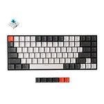 Keychron K2-A1H - Hot-Swap, White Backlight LED, Gateron Red | Brown | Blue Switch,, 75% Layout, 84-keys, Wireless