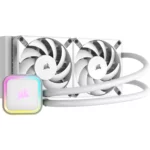 Corsair iCUE H100i RGB ELITE Liquid CPU Cooler Black | White