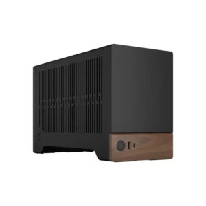 Fractal Design Terra mITX PC Case - Graphite | Silver | JadeTerra is a PC case designed and engineered to reshape the small form factor gaming experience. Inspired by the homes of modern gamers, Terra incorporates boutique design features such as thick panels cut from anodized aluminum, CNC-milled details and FSC-certified solid walnut. Inside, it includes a PCIe 4.0 riser cable and features a stepless slidable central wall for build flexibility, providing space for a powerful GPU up to 322 mm in length.
<ul>
 	<li><strong>Expansion Slots</strong>: 3 (Max GPU Mode), 2 (Max CPU-Cooler Height Mode)</li>
 	<li><strong>Front Interface</strong>:
<ul>
 	<li>1 x USB Type-C 20Gbps (USB 3.2 Gen 2x2)</li>
 	<li>1 x USB Type-A 5Gbps (USB 3.0)</li>
 	<li>Power Button</li>
</ul>
</li>
 	<li><strong>Total Fan Mounts</strong>: 1 x 120 mm</li>
 	<li><strong>Bottom Fan</strong>: 1 x 120 mm</li>
 	<li><strong>Tool-less Panels</strong>: Push-to-lock for both side and top panels (can also be locked with screws)</li>
 	<li><strong>GPU Max Width</strong>:
<ul>
 	<li>If GPU Height is lower than 131 mm: 72 mm (Max GPU Mode) / 43 mm (Max CPU-Cooler Mode)</li>
 	<li>If GPU Height is 131-145 mm: 62 mm (Max GPU Mode) / 33 mm (Max CPU-Cooler Mode)</li>
</ul>
</li>
 	<li><strong>GPU Max Height</strong>: 145 mm (Max GPU Mode) / 131 mm (Max CPU-Cooler Mode)</li>
 	<li><strong>CPU Cooler Max Height</strong>: 48 mm (Max GPU Mode) / 77 mm (Max CPU-Cooler Mode)</li>
</ul>