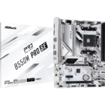 ASRock B550M Pro SE White Micro ATX Motherboard