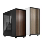 Fractal Design North ATX Midtower Chassis - Charcoal Black TG Dark | Chalk White TG Clear