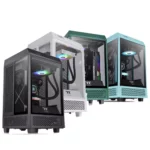 Thermaltake Tower 100 Mini-ITX Vertical Chassis - Black | Snow | Turquoise | Racing Green