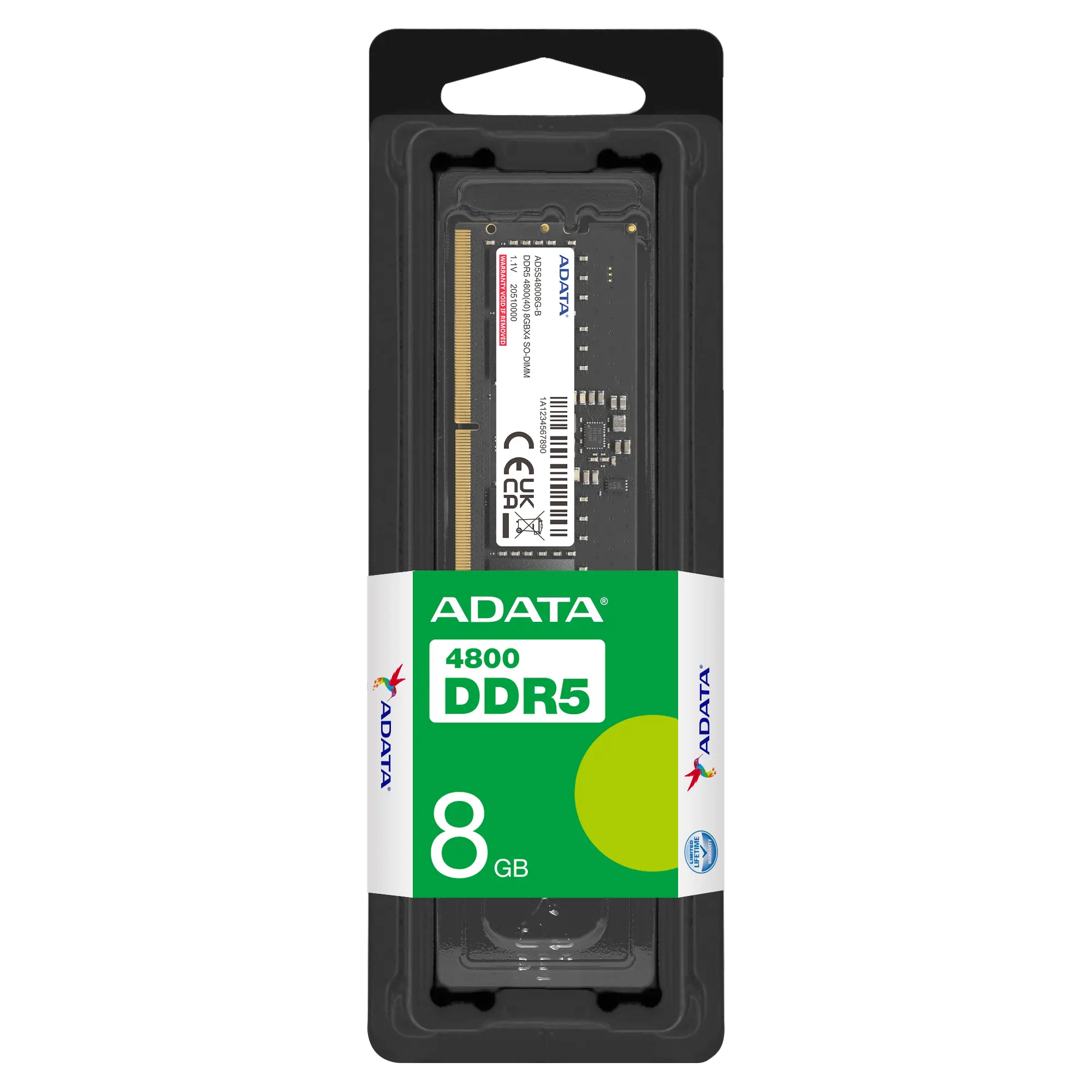 Adata 8GB | 16GB | 32GB DDR5 4800 Mhz SODIMM Laptop Memory Module