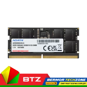 Adata 32GB DDR5 5600 Mhz Sodimm Laptop Memory Module<div class="description" data-v-0a029c9c="">

<span style="font-size: 16px">● Higher Frequencies
</span>● Built-in Power Management <a href="https://bermorzone.com.ph/">IC</a>
● Higher Capacities
● On-Die Error Correcting Code

</div>