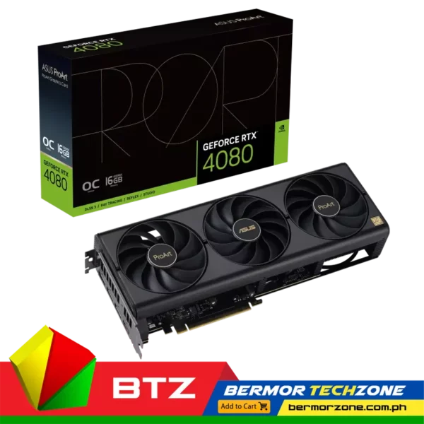 ProArt GeForce RTX™ 4080 OC Edition 16GB GDDR6X btz ph 5