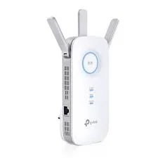 TP-Link RE550 AC1900 Wi-Fi Range Extender<ul class="">
 	<li>Maximum Coverage - Extend Wi-Fi coverage by up to 1,115 m<sup>2</sup>（12,000sq. ft）.</li>
 	<li>AC1900 Dual Band Wi-Fi - Simultaneous 600Mbps on 2.4GHz + 1300Mbps on 5GHz</li>
 	<li>Three Antennas - Three adjustable external antennas provide optimal Wi-Fi coverage and reliable connections</li>
 	<li>Gigabit Ethernet port - Act as a wireless adapter to connect a wired device to your network at Gigabit speed</li>
 	<li>Intelligent Signal Light - Help to find the best location for optimal Wi-Fi coverage by showing the signal strength</li>
 	<li>AP Mode - Create a new Wi-Fi access point to enhance your wired network with Wi-Fi capability</li>
 	<li>TP-Link Tether App - Easily access and manage your network using any iOS or Android mobile device</li>
 	<li>Ultimate Compatibility - Extend the range of any Wi-Fi router or wireless access point</li>
</ul>