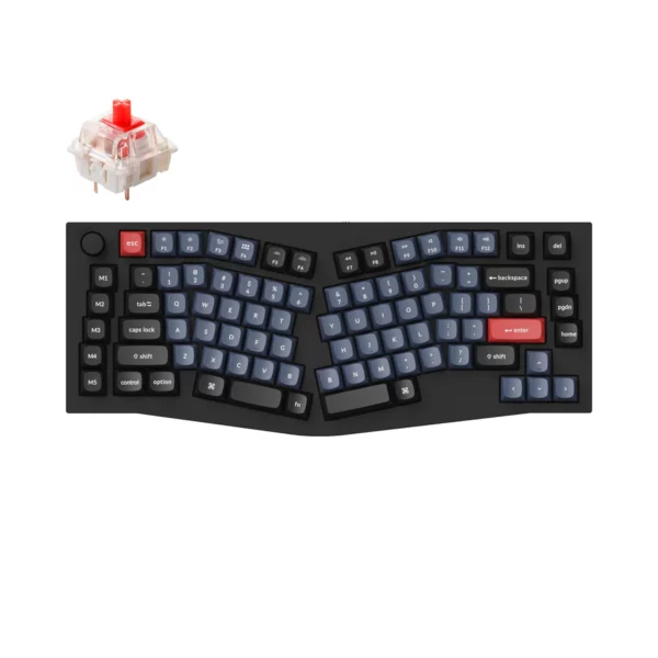 Keychron Q10 (Alice Layout) QMK Custom Mechanical Keyboard black
