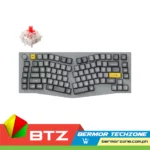 Keychron Q10 Alice Layout QMK Gasket Custom Mechanical Keyboard Silver Grey