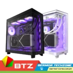 NZXT H6 Flow RGB w/ 3 RGB Fans Midtower Dual Chamber ATX Airflow Case Black | White