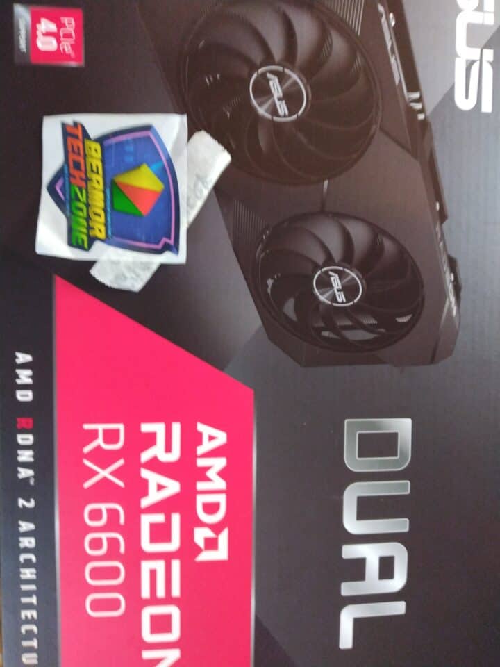  ASUS Dual Radeon RX 6600 8GB GDDR6 Graphics Card