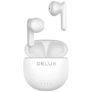 Delux DT11 True Wireless Earbuds<table>
<tbody>
<tr>
<th>Model</th>
<td>DT11</td>
</tr>
<tr>
<th>Color</th>
<td>White</td>
</tr>
<tr>
<th>Bluetooth version</th>
<td>5.2</td>
</tr>
</tbody>
</table>