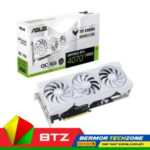 ASUS TUF Gaming GeForce RTX 4070 Ti SUPER 16GB GDDR6X White OC Edition btz ph 6
