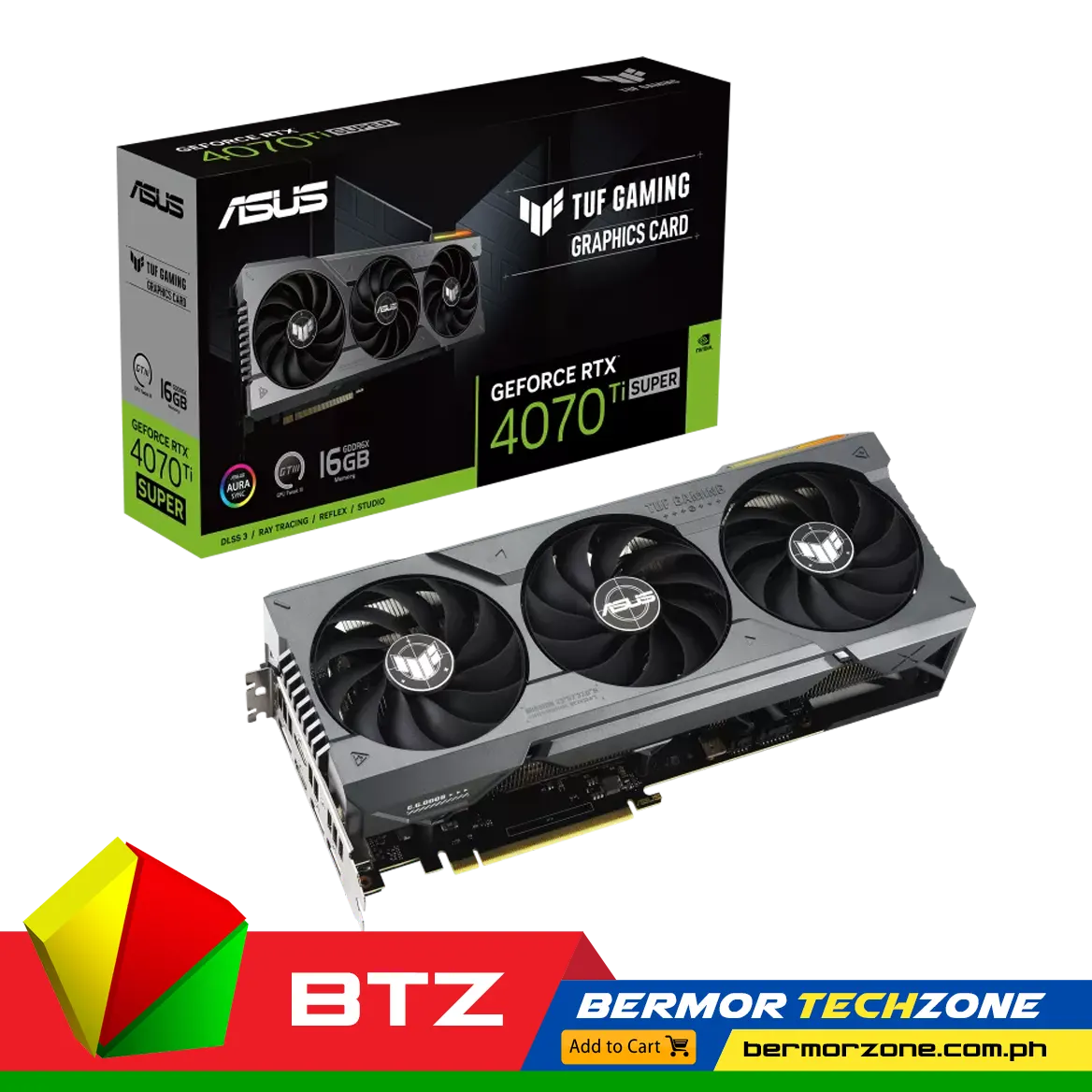 ASUS TUF Gaming GeForce RTX 4070 Ti SUPER 16GB GDDR6X Graphics