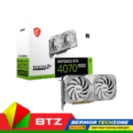 MSI GeForce RTX 4070 SUPER 12G VENTUS 2X White Graphics Card