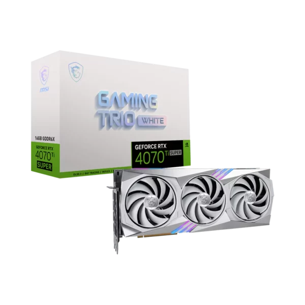 GeForce RTX 4070 Ti SUPER 16G GAMING TRIO WHITE btz ph (2)
