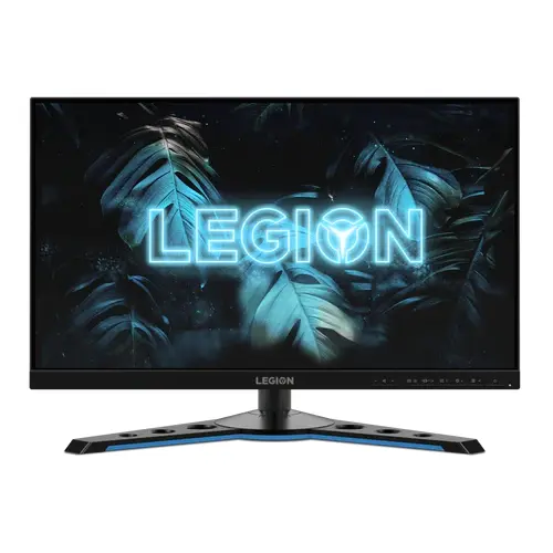 Lenovo Legion Y25G-30 24.5" FHD Fast IPS, 360 Hz, 1 ms, USB-C, G-Sync Gaming-MonitorThe Lenovo Legion Y25g-30 gaming monitor takes e-sports players and pro gamers to a whole new level in interactive performance. The monitor pushes the envelope with its 360 Hz refresh rate – currently leading world top speed – and 1ms response time. Built-in NVIDIA® G-SYNC® technology smooths visuals by syncing the monitor’s refresh rate with your PC’s graphics card to minimise screen tearing, latency and ghosting.
Integrated NVIDIA® Reflex Latency Analyser lets you tune the monitor before the game starts to minimise system latency. For superb detail clarity, Legion Y25g-30 features In-Plane Switching (IPS) panel technology, which also assures minimised colour distortion even at wide-viewing angles. With up to 400 cd/m2 brightness, HDR decoding and 99% sRGB colour gamut with Delta E<2, this monitor brings your game to life with realistic effects. You also get enhanced ergonomic features to suit your personal preferences and certified eye-care technology reduces exposure to harmful blue light.
Adjustable RGB ambient lighting enhances the digital atmosphere. You can also set lighting to change automatically according to screen colour, sound volume and keyboard and mouse movement speeds. Y25g-30 installed Lenovo Artery Software to change up the game with different monitor settings for RGB lighting, frame rate and contrast. Easily adjust the on-screen graphic interface to match most of the gaming scenario and take advantage of built-in gaming tools to compete at your pro-level best.