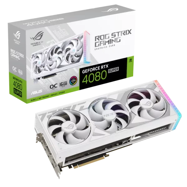 ROG Strix GeForce RTX 4080 SUPER 16GB GDDR6X White OC EDITION btz ph