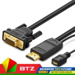 UGreen MM101 HDMI To VGA Converter  Round Cable 25cm