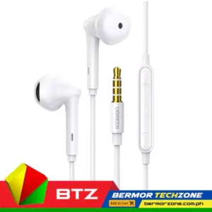 UGreen EP101 Wired Earphones (3.5mm)The UGreen EP101 Wired Earphones deliver high-quality audio performance with a sleek and ergonomic design. Equipped with a 3.5mm connector, these earphones are compatible with a wide range of devices, from smartphones to laptops. With a focus on comfort and durability, they feature a lightweight construction and soft ear tips to ensure a snug fit during extended listening sessions. The EP101 delivers crisp highs, rich mids, and deep bass, providing an immersive audio experience across various music genres and multimedia content. Whether you're on the go or relaxing at home, these earphones offer reliable sound quality and convenience for everyday use.