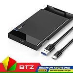 UGREEN US221 USB-C 3.1 To 2.5 SATA Hard Drive Enclosure 6GBPS - 50CM Black