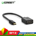 UGreen 20134 Micro HDMI Male To HDMI Female Adapter Cable 20CM