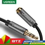 UGreen AV118 3.5MM Male To Female Extension Cable Gray
