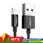 UGreen US155 Lightning To USB 2.0 A  Male Cable Black 2M
