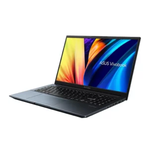 ASUS Vivobook PRO 15 M6500QC-HN165WS │ AMD Ryzen 5 5600H │ 512GB SSD │ 16GB DDR4 │ 15.6" FHD IPS │ RTX 3050 │ Windows 11 Multimedia LaptopThe ASUS Vivobook Pro 15 M6500QC-HN165WS in Quiet Blue is a powerful and stylish laptop designed for productivity and entertainment. It features an AMD Ryzen™ 5 5600H processor, 16GB of DDR4 memory, and a 512GB SSD for storage, providing fast and responsive performance. The 15.6-inch FHD display with a 144Hz refresh rate and NVIDIA® GeForce® RTX™ 3050 GPU delivers smooth visuals and immersive gaming experiences. It comes pre-installed with Windows 11 for a modern and efficient computing experience. The laptop also includes a backlit chiclet keyboard, Wi-Fi 6, and a 1080p FHD camera with a privacy shutter.