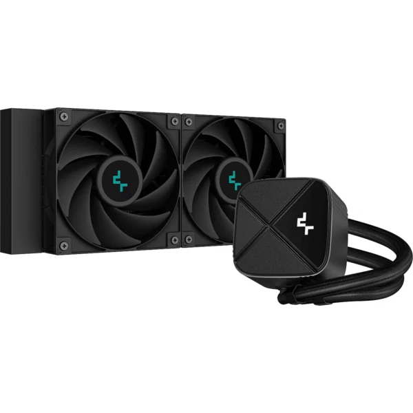 Deepcool LS520S Zero Dark 240MM AIO Liquid CPU CoolerThe ZERO DARK theme has spread into DeepCool's acclaimed LS line of liquid coolers. The all-blacked out design of the LS520S ZERO DARK has all the performance that you would expect from our 240mm 4th generation pump powered AIOs, but with minimal lighting. The perfect component for those ultra sleek stealth or professional builds. Fan Dimensions 120×120×25 mm(L×W×H) Fan Speed 500~2250 RPM±10% Fan Airflow 85.85 CFM