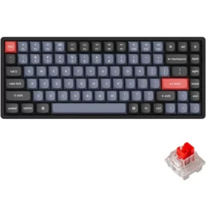 Keychron K2 Pro RGB Hotswap Alum Red Switch Mechanical KeyboardThe Keychron K2 Pro is a new upgraded QMK/VIA Aluminum wireless custom mechanical keyboard with RGB backlighting. It features a 75% compact layout, hot-swappable sockets for MX-style mechanical switches, and pre-lubed Keychron K Pro red, blue switches for a smooth linear feeling. With QMK & VIA support, you can easily remap keys or set up macro commands on any system (macOS, Windows, or Linux).

The keyboard offers wireless connectivity for up to 3 devices via Bluetooth 5.1 and is also compatible with both Mac and Windows devices. Additionally, it comes with OSA profile double-shot PBT keycaps for a comfortable fingertip feel and excellent oil resistance.