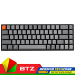 Keychron K6-V2 RGB Backlight LED Hot-Swap Mechanical Keyboard Gateron Blue Switch 65 Percent Layout 68 Keys Wireless Mechanical Keyboard