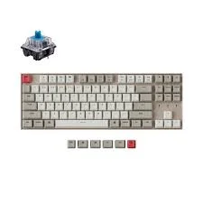 Keychron K8-M2 Retro Color Non-Backlight LED Hot-Swap Aluminum Gateron Blue Switch 80 Percent Layout 87 Keys Wireless Mechanical KeyboardThe Keychron K8 is a tenkeyless wireless mechanical keyboard engineered to maximize productivity with its popular TKL layout. The hot-swappable option allows for easy personalization of the typing experience without soldering. With the largest battery, the K8 Non-Backlit Version can last up to 2 months on a single charge.

It connects wirelessly with up to 3 devices via Bluetooth and offers easy switching between them. The high-reliability Broadcom Bluetooth 5.1 chipset ensures broad compatibility, making it suitable for home, office, and light gaming use, connecting seamlessly with smartphones, laptops, and iPads. It also has a wired mode with USB Type-C connection.

Compatible with both macOS and Windows, the Keychron K8 features a Mac multimedia keys layout for Mac enthusiasts. For Linux users, there is a dedicated user group to help with the experience. The Keychron mechanical switch offers a durable 50 million keystroke lifespan for unrivaled tactile responsiveness. The hot-swappable feature allows for easy customization of switches without soldering. Meticulously designed, the K8 includes dedicated keys for accessing smart assistants, taking screenshots, and locking the screen.