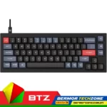 Keychron Q2 RGB Blacklight LED Hot Swap Aluminum Gateron 68 Keys Wired 65 Percent Layout Knob Version Black Mechanical Keyboard Red | Blue | Brown Switch