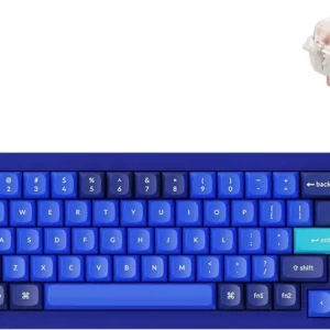 Keychron Q2 Full Assembled RGB Blacklight LED Hot Swap Aluminum Gateron 68 Keys Wired 65 Percent Layout Knob Version Blue Mechanical Keyboard Red | Blue | Brown Switch<ul class="a-unordered-list a-vertical a-spacing-mini">
 	<li class="a-spacing-mini"><span class="a-list-item">65% Compact Full Aluminum Frame: The Q2 Knob Version is a fully customizable mechanical keyboard with a 65% compact layout that pushes your typing experience to the next level. With a solid full aluminum frame, the Q2 is designed for a personalized experience and premium typing comfort.</span></li>
 	<li class="a-spacing-mini"><span class="a-list-item">All-Around Customizable Keyboard: To build a fully customizable keyboard, we designed every component to be able to assemble easily. With full QMK and VIA support, you can program and remap each key on the keyboard with ease. The open-source firmware means endless possibilities for keyboard layouts, shortcuts, backlight effects, even the knob and more.</span></li>
 	<li class="a-spacing-mini"><span class="a-list-item">Hot-swappable Support: With the Gateron G Pro mechanical linear switches providing unrivaled tactile responsiveness with up to 50 million keystroke lifespan. You can also hot-swap the Q2 with almost all of the 3pin and 5pin MX mechanical switches on the market (including Cherry, Gateron, Kailh, Panda, etc.) without soldering required. The PCB-mounted screw-in stabilizer for “big keys” such as space bar, shift, enter, and delete are designed for less wobbliness.</span></li>
 	<li class="a-spacing-mini"><span class="a-list-item">Innovative Double Gasket: This Double-Gasket Structure allows the keyboard to maintain the flexibility of the gasket structure and improves the overall typing sound. We added silicone pads between the top and bottom cases to significantly reduce the sound resonance between the metals and reduce the noise of the impacted metals.</span></li>
 	<li class="a-spacing-mini"><span class="a-list-item">Double-shot PBT Keycaps & South-facing Backlight: The south-facing RGB is designed to better illuminate the keyboard backlight from the typist’s angle with the premium non-shine-through PBT keycaps installed. The PBT keycaps will provide excellent oil resistance, enhance the type feel, and prevent the legends from fading out.</span></li>
</ul>