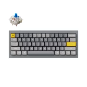 Keychron Q4 Full Assembled RGB Blacklight LED Hot-Swap Aluminum Gateron 61 Keys Wired 60 Percent Layout Grey Mechanical Keyboard Red | Blue | Brown Switch<ul class="a-unordered-list a-vertical a-spacing-mini">
 	<li class="a-spacing-mini"><span class="a-list-item">61 Keys Full Aluminum Frame: The Q4 is a mini custom all-metal mechanical keyboard ideal for a variety of situations and will upgrade your typing experience. With a solid full aluminum frame, the Q4 is designed for premium typing comfort and all the premium features with unlimited possibilities.</span></li>
 	<li class="a-spacing-mini"><span class="a-list-item">All-Around Customizable Keyboard: To build a fully customizable keyboard, we designed every component easily assembled. With QMK and VIA support, you can easily program and remap each key on the keyboard. The open-source firmware means endless possibilities for keyboard layouts, shortcuts, backlight effects, and more.</span></li>
 	<li class="a-spacing-mini"><span class="a-list-item">Hot-swappable Support: With the Gateron G Pro mechanical clicky Switches providing unrivaled tactile responsiveness with up to 50 million keystroke lifespan. You can also hot-swap the Q4 with almost all of the 3pin and 5pin MX mechanical switches on the market (including Cherry, Gateron, Kailh, Panda, etc.) without soldering required. The PCB-mounted screw-in stabilizer for “big keys” such as space bar, shift, enter, and delete are designed for less wobbliness.</span></li>
 	<li class="a-spacing-mini"><span class="a-list-item">Innovative Double Gasket: This Double-Gasket Structure allows the keyboard to maintain the flexibility of the gasket structure and improves the overall typing sound. We added silicone pads between the top and bottom cases to significantly reduce the sound resonance between the metals and reduce the noise of the impacted metals.</span></li>
 	<li class="a-spacing-mini"><span class="a-list-item">Double-shot PBT Keycaps: The south-facing RGB is designed to better illuminate the keyboard backlight from the typist’s angle with the premium non-shine-through PBT keycaps installed. The PBT keycaps will provide excellent oil resistance, enhance the type feel, and prevent the legends from fading out.</span></li>
</ul>