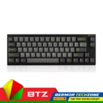 Leopold FC660M Bluetooth PD Ash Yellow | Mini Size 66 Keys | PBT Double Shot Key Cap | Bluetooth 5.1 and USB Type C Interpace Mechanical Keyboard Cherry MX Red | Cherry MX Silent Red Switch