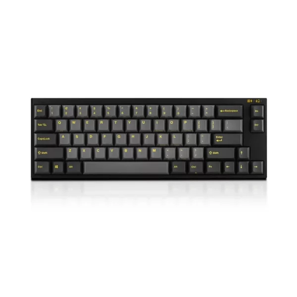 Leopold FC660M PD Black, Mini Size 66 Keys, PBT Double Shot Key Cap, USB and PS2 Interface Mechanical Keyboard Cherry MX BlueLeopold FC660M PD Black is a compact mechanical keyboard featuring Cherry MX Blue switches, known for their tactile feedback and audible click sound. The keycaps are made of durable PBT material with double-shot legends, ensuring long-lasting legends that won't wear off over time. With its mini size of 66 keys, this keyboard is ideal for those looking to save space on their desk. It offers both USB and PS2 interfaces for flexible connectivity options.