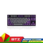 Leopold FC750R PD Grey Purple Black Case TKL 87 Keys | PBT Double Shot Keycap | USB and PS2 Interface Mechanical Keyboard Cherry MX Brown | Cherry MX Blue | Cherry MX Silent Red | Cherry MX Clear Switch