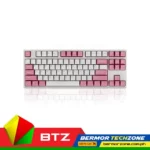 Leopold FC750R PD OE Light Pink TKL 87 Keys | PBT Double Shot Keycap | USB and PS2 Interface Mechanical Keyboard Cherry MX Clear | Cherry MX Silver Switch