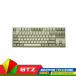 Leopold FC750R PD White, TKL 87 Keys, PBT Double Shot Keycap, Mechanical Keyboard Cherry Speed Silver