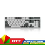 Leopold FC900R Bluetooth PD White Gray Full Size 104 Keys | PBT Double Shot Key Cap | USB Type C Interpace Mechanical Keyboard Cherry MX Brown | Cherry MX Blue | Cherry MX Silent Red | Cherry MX Red | Cherry MX Clear | Cherry MX Silver Switch