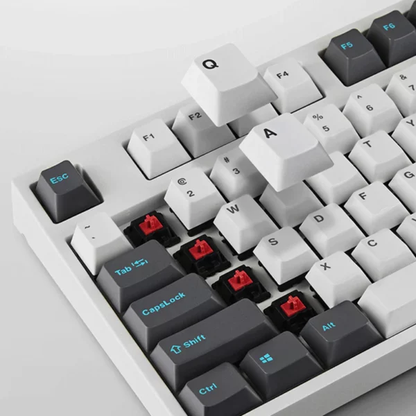 Leopold FC900R PD White Grey Full Size 104 Keys PBT Double Shot Key Cap Mechanical Keyboard Cherry Clear SwitchLeopold FC900R PD in White and Grey is a premium full-size mechanical keyboard designed for enthusiasts and professionals. Featuring PBT double-shot keycaps, this keyboard offers exceptional durability and a luxurious feel. The Cherry Clear switches provide a tactile typing experience with a satisfying actuation force, perfect for those who prefer a more pronounced tactile feedback. With its sleek and timeless design, the Leopold FC900R PD is a stylish addition to any desktop setup, delivering both style and substance in one impressive package.