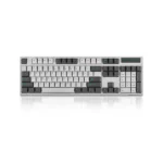 Leopold FC900R PD White Grey Full Size 104 Keys PBT Double Shot Key Cap Mechanical Keyboard Cherry Clear Switch