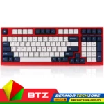 Leopold FC980M White Blue Red case PD 98 key layout 1.5mm PBT Double Shot Mechanical Keyboard Cherry Blue | Cherry Red | Cherry Silent Red | Cherry Clear | Cherry Silver Switch
