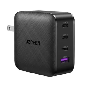 UGREEN CD224 70773 | 100-240V～50/60Hz  150mA Max | USB-A+3*USB-C 65W  GaN Tech Fast Charger Black<h1 class="t4s-product__title">Ugreen 65W PD GaN Wall Charger - 4 Ports</h1>
<div class="t4s-liquid_fae2b5d0-792b-4897-acfb-2adce51192b7 t4s-pr__custom-liquid ts4-pr_shipping__wrap show">USB C Power Adapter GaN PD Fast Charger PPS Compatible with MacBook Pro/Air, Dell XPS 13, iPad Pro, iPhone 14/14 Pro/14 Pro Max/13, Galaxy S22, Steam Deck, and More</div>
<div class="t4s-liquid_fae2b5d0-792b-4897-acfb-2adce51192b7 t4s-pr__custom-liquid ts4-pr_shipping__wrap show">
<ul>
 	<li>High-Speed Charging</li>
 	<li>The Only Charger You Need</li>
 	<li>4-in-1 Versatile Charger</li>
 	<li>USB C GaN Tech Wall Charger</li>
 	<li>Broad Compatibility</li>
</ul>
</div>