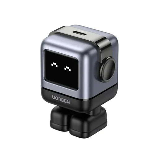 UGREEN CD359 100-240V~50/60Hz 800mA Max Nexode Mini 30W PD GaN Tech Charger Robot Gan Space Gray PurpleUgreen Mini Robot Nexode
Robot GaN Charger: Introducing our futuristic and adorable 30W USB C Robot GaN charger, this small robot-shaped charger combines functionality with playful, making it an ideal accessory for all your charging needs on the go
30W Fast Charging: For your iPhone 14 Pro Max from 0 to 55% in just 30mins, please note that this product does not support magnetic wireless charging, the shoe cover of the charger is magnetic just for easy storage
LED display: Different facial expressions correspond to battery levels, please note that the RG 30W LED display will only light up when charging the device
Multiple Safety System: Built in short circuit protection, overload protection, over temperature protection, and overvoltage protection are ready for all round security
One Charger for Everything: Along with multiple fast charging protocols, wide compatibility, such as earbuds, phones, tablets and even MacBook Air