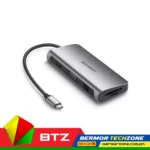UGREEN CM179 40873 USB-C To 3*USB 3.0A+HDMI+VGA+RJ45 Gigabit+SD/TF+PD Converter 9-in-1 Gray