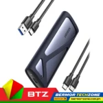UGREEN CM400 90264 M.2 NVMe/M.2 SATA SSD Enclosure10Gbps | 0.5m | Black